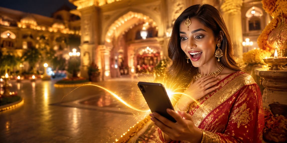 Indian player enjoying online gaming on VR46 platform